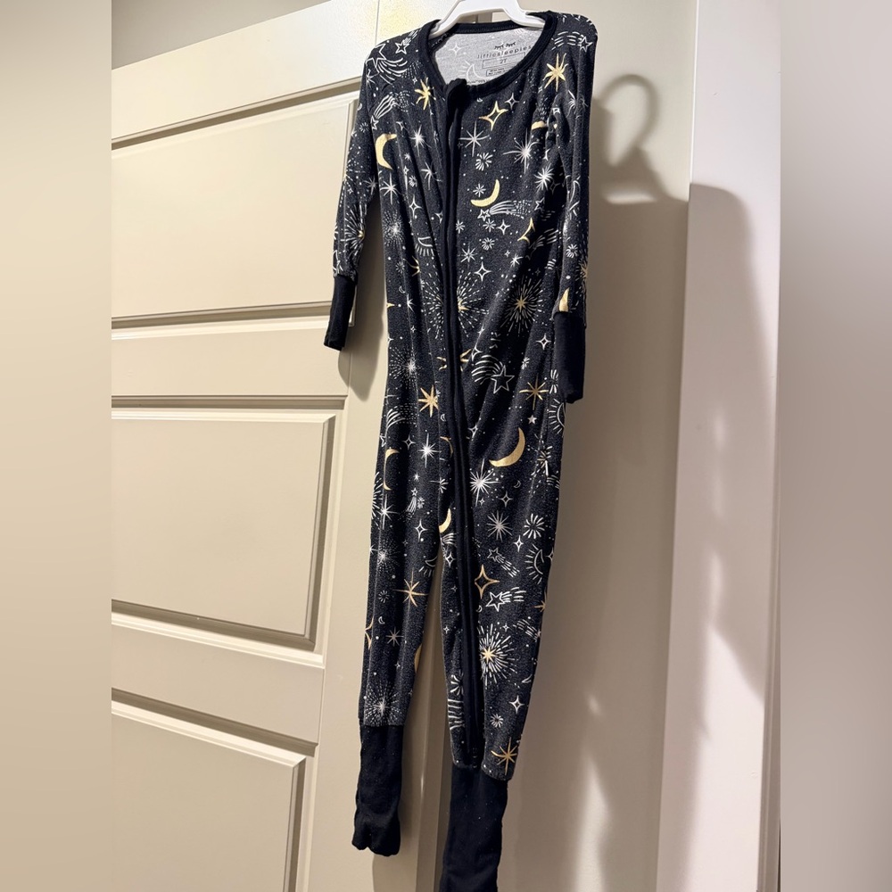 Little Sleepies Black Celestial Onesie